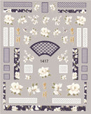 Nail Sticker Asiatische Blumen & Muster