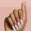Weiße Perle Chrome Nagelpuder