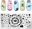 Schablonenplatten für Nagelstempel Mix 2