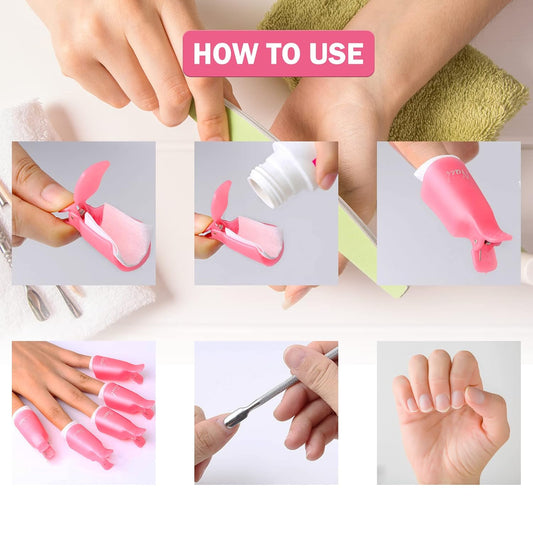 Wiederverwendbare Nagelentferner-Klammern