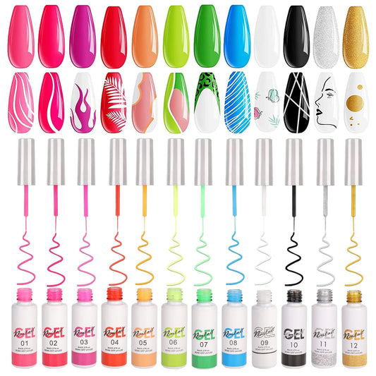 CÔEM Gel Nagellack Set - 12 Farben
