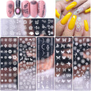 Schablonenplatten für Nagelstempel