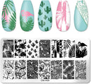 Schablonenplatten für Nagelstempel Mix 2