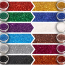 Glitzerpuder Set/ Glitzer Nagel Pailletten