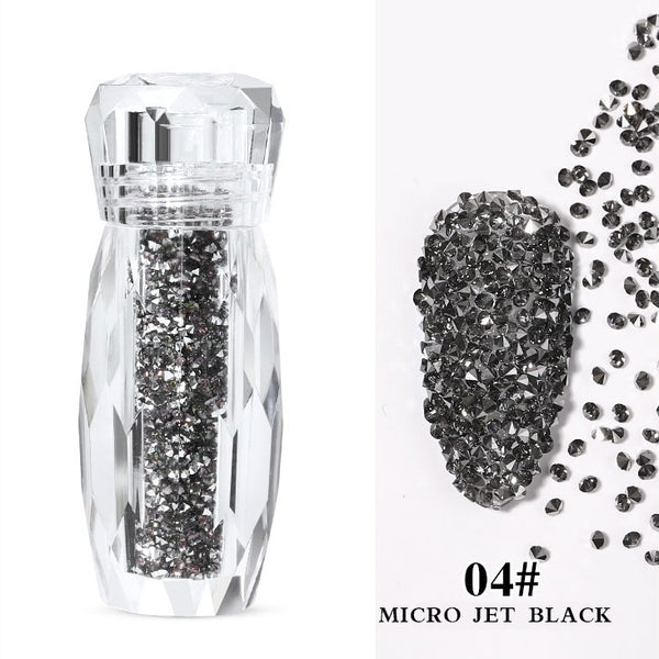 Micro Diamant Strasssteine #4 BLACK
