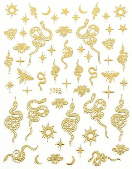 Nail Sticker Drache /Schlange Holografisch