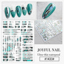 Nail Sticker Mamor Holografisch