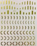 Nail Sticker Goldene Linien