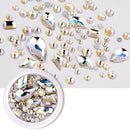 3D NailArt Gemischte Strasssteine Box