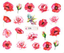 Nail Tattoo Rosen/Wildblumen
