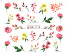 Nail Tattoo Rosen/Wildblumen