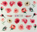 Nail Tattoo Rosen/Wildblumen