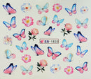 Nail Tattoo Schmetterlinge/Libellen