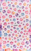 Nail Sticker Bunte Blumen