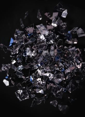 Holografisches Candy Glaspapier Flakes