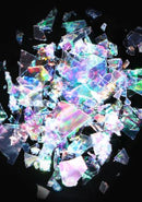 Holografisches Candy Glaspapier Flakes
