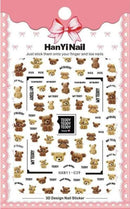 Nail Sticker Teddybär
