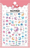 Nail Sticker Einhörner & Formen