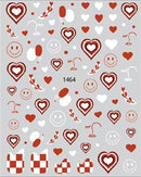 Nail Sticker Herze & Smileys