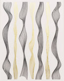 Nail Sticker French Line Schwarz & Gold
