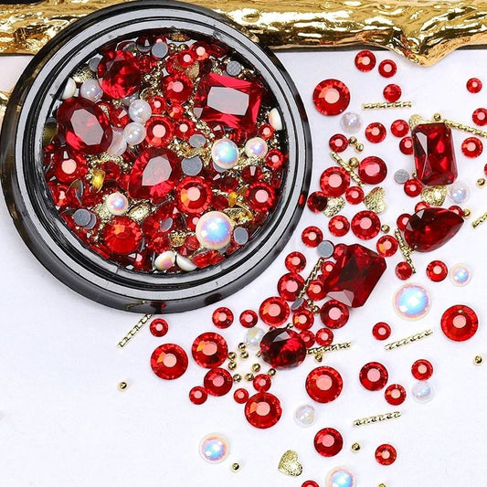 Nailart Strasssteinen Mix