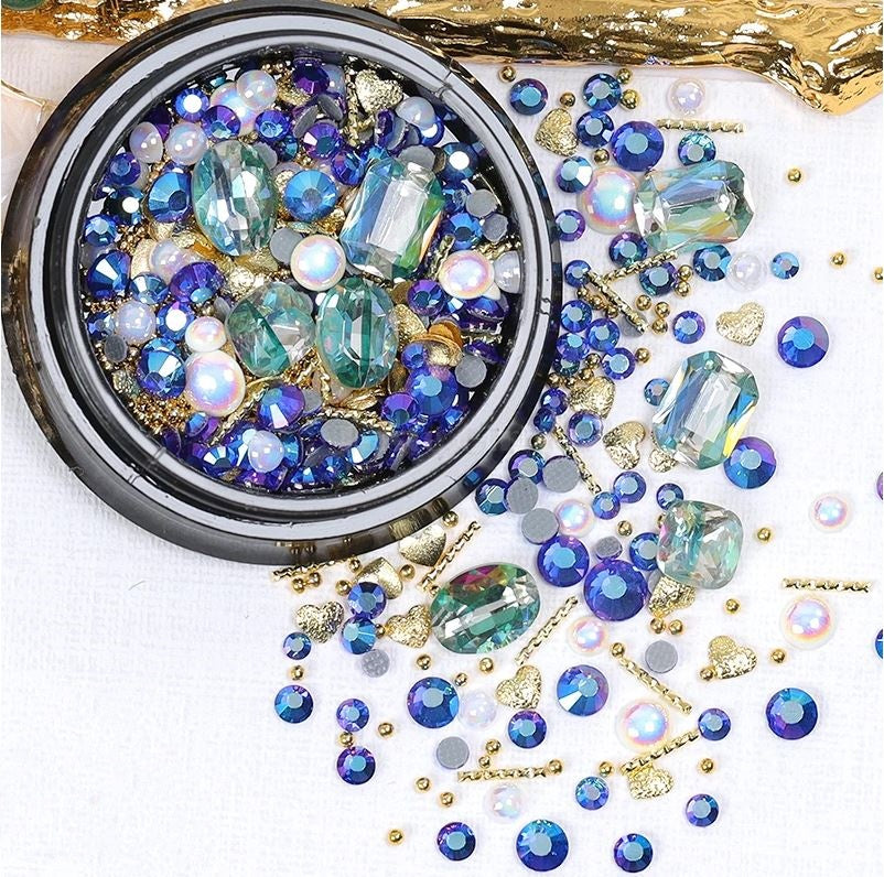 Nailart Strasssteinen Mix