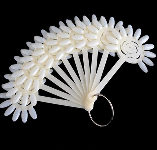 Nagel Tip Display Fächer Flower für 120 Nagel Tips