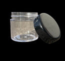 Tiegel Klar mit schwarzem Deckel 25ml