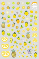 Nail Sticker Zitrone & Ananas