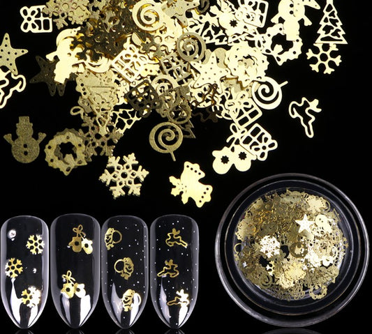 Nailart Einleger Weihnachtsdesign Mix