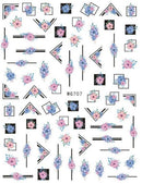 Nail Sticker Abstrakte Blumen 2