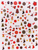 Nail Sticker Weihnachten Verschiedene Muster