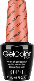 OPI - Soak-off- Is Mai Tai Crooked?
