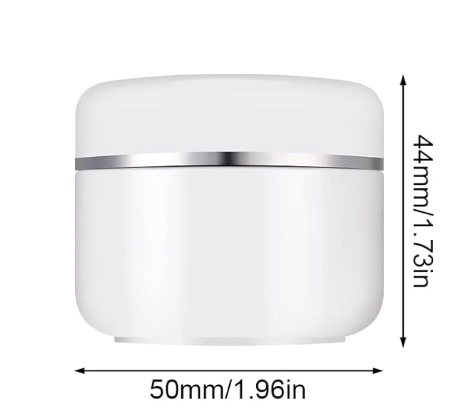 Acryl Tiegel Schwarz/ Weiß