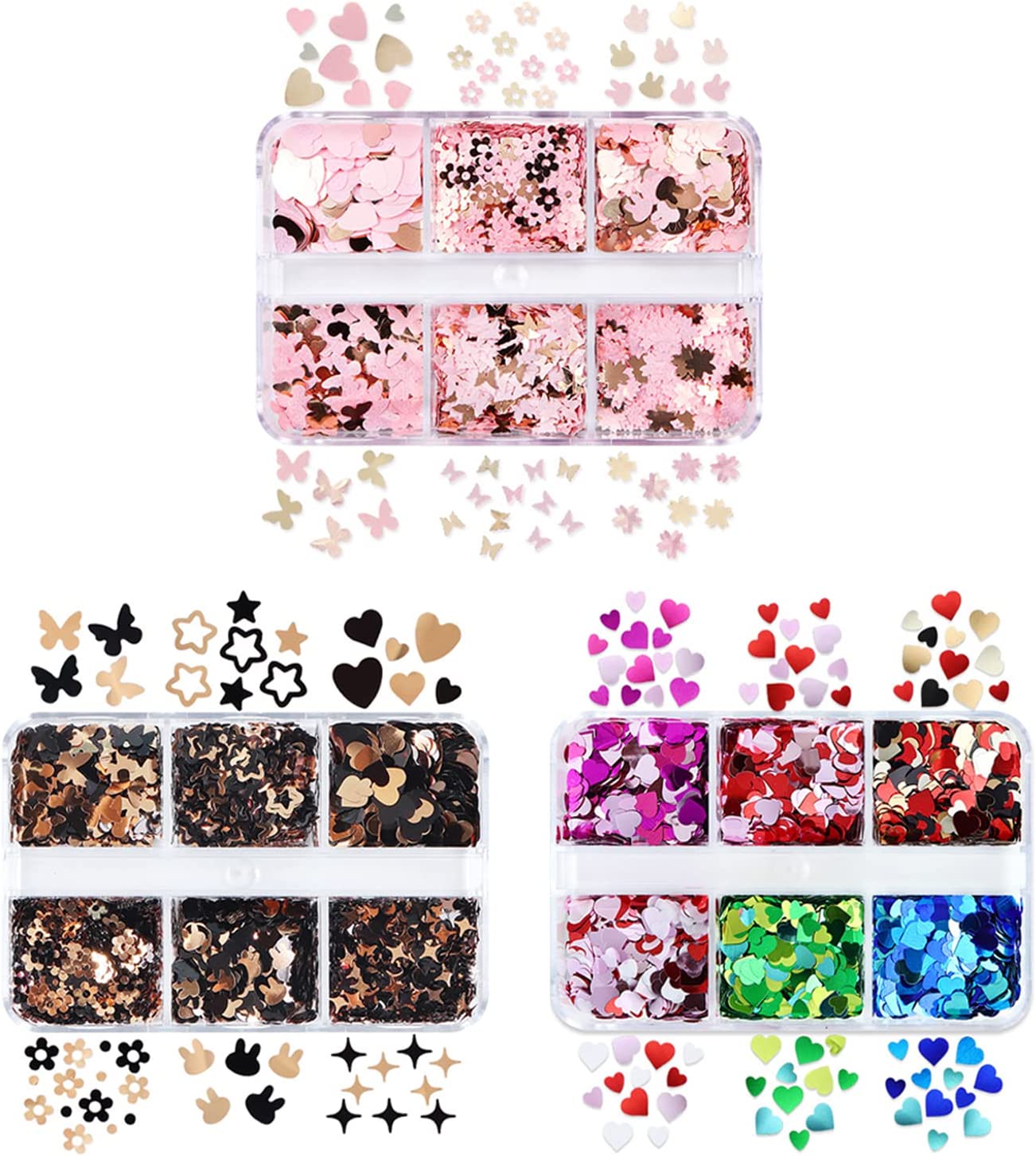 Nagel Glitzer/  Nagel Pailletten