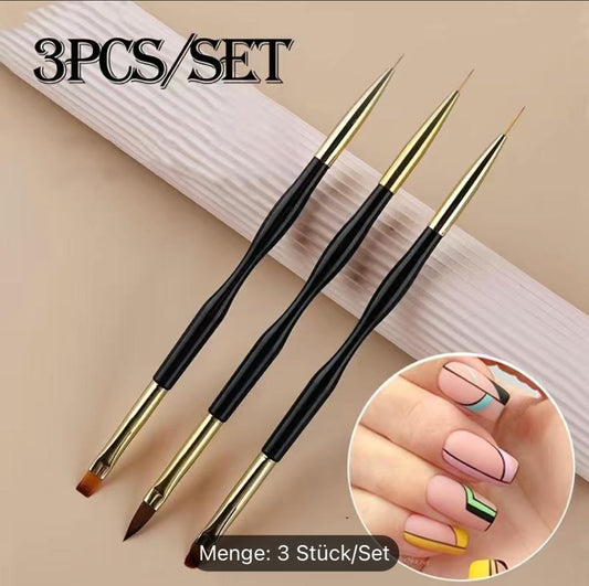 Doppel-Ende Nailart Pinsel Set