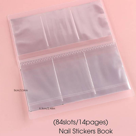 Aufbewahrungsbuch für Nagelaufkleber