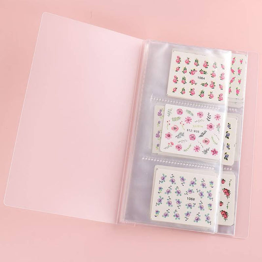 Aufbewahrungsbuch für Nagelaufkleber