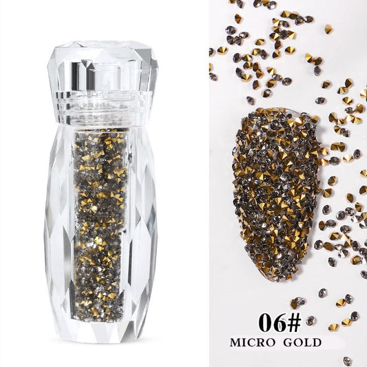 Micro Diamant Strasssteine #6 GOLD