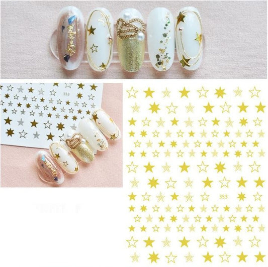Nail Sticker Sterne Holografisch