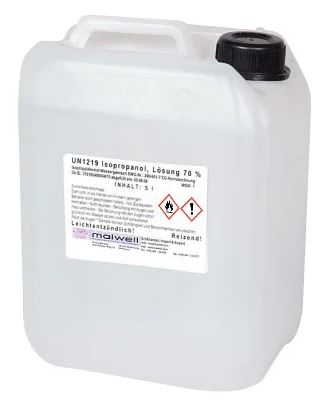 Isopropanol/Alkohol 70% (5 Liter Vorratskanister)