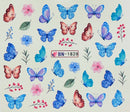 Nail Tattoo Schmetterlinge/Libellen