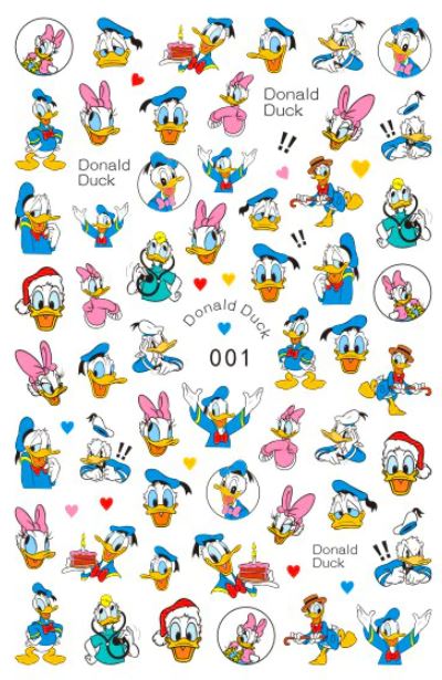 Nail Sticker Donald Duck
