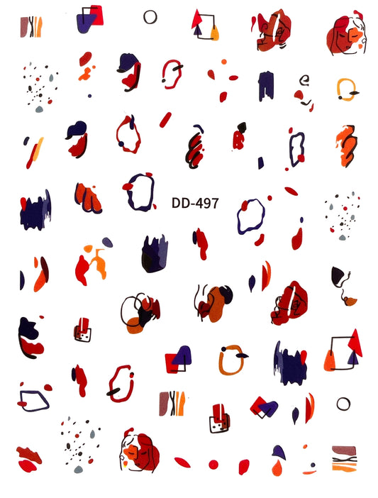 Nail Sticker Abstrakte Geometrische Formen