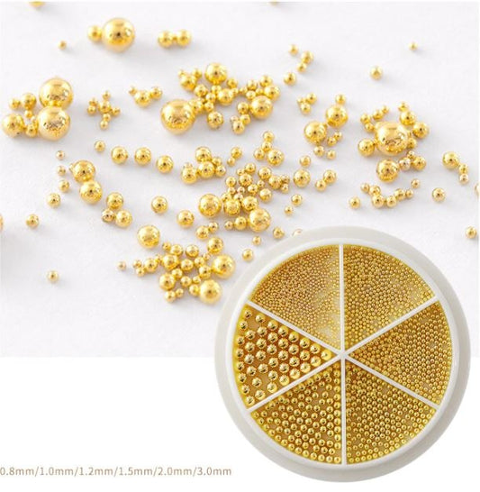 Kaviarperlen aus Edelstahl (6 Größen)