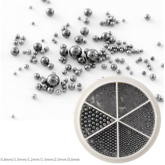 Kaviarperlen aus Edelstahl (6 Größen)
