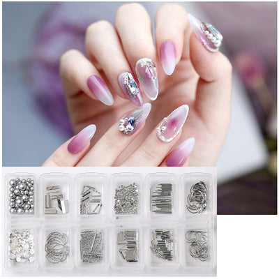 3D Nailart Display Elemente (12 Formen)