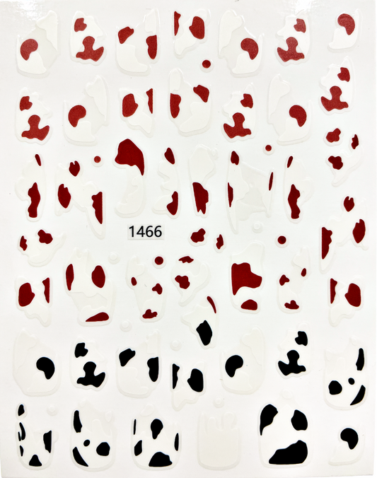 Nail Sticker Kuhflecke