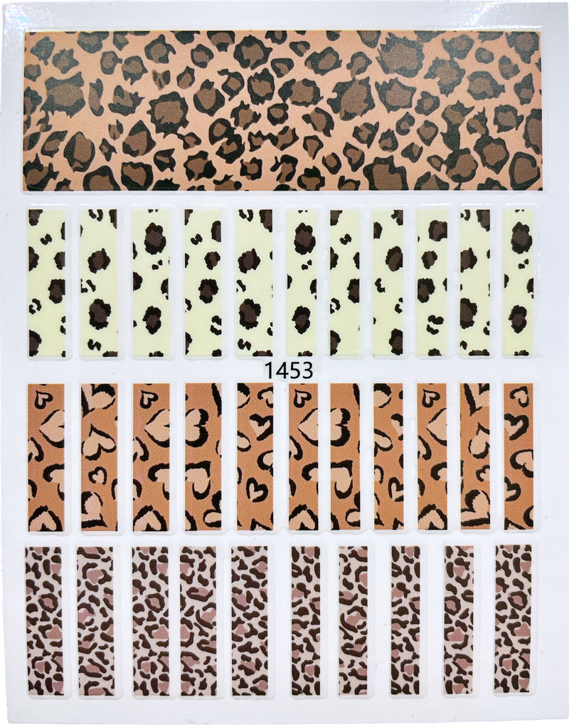 Nail Sticker Leopardenmuster 2