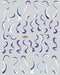 Nail Sticker Abstrakte Linien Blau 2